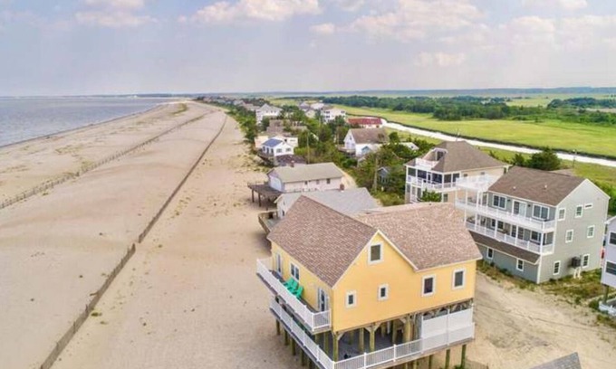 Broadkill Beach House | Beachfront Retreat with 360° Views & Pet-Friendly Access