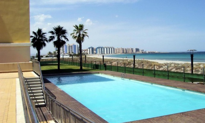 San Javier House | Beachfront Penthouse with Wi-Fi and Pool Access