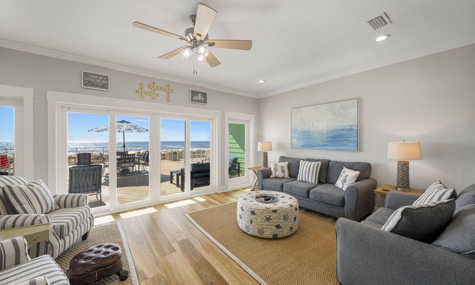 Port St. Joe House | Beachfront Escape: Your Backyard Awaits with Ocean Views