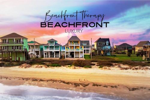 Port Bolivar House | Beachfront Retreat with Spectacular Ocean Views for 14