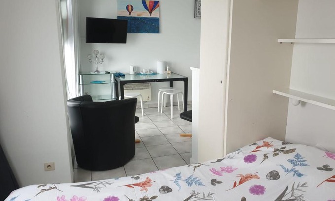 Blankenberge Apartment | Beachfront Studio with Ocean View in Blankenberg, Belgium
