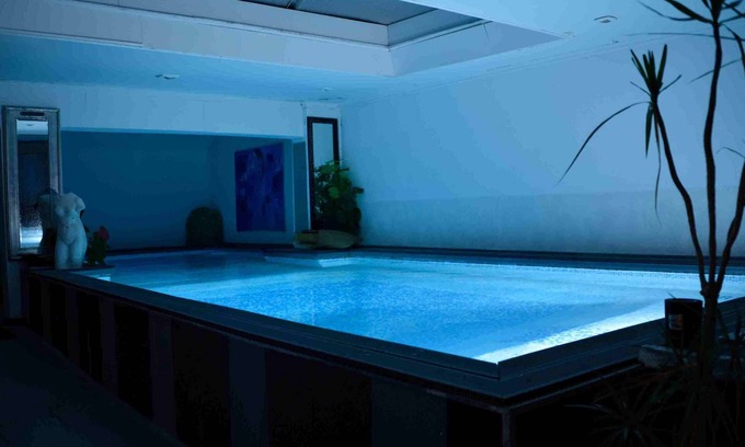 Bernieres-sur-Mer Villa | Beachfront Villa with Private Indoor Pool, Just Steps from Sand