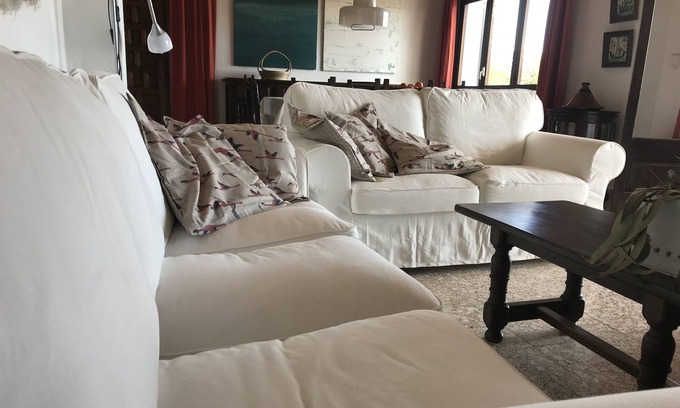 L'Eucaliptus Ski Chalet | Beachfront Villa with Pool in Ebro Delta Natural Park