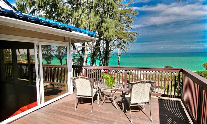 Waimanalo House | Beachfront Aloha Beach Vacations: 10/10 Guest Rated Retreat