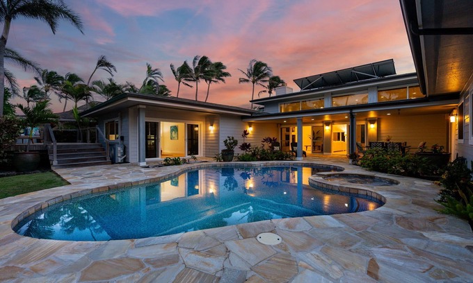Kailua House | Beachside Kailua Beach House by Gather w/Pool & Gourmet Kitchen