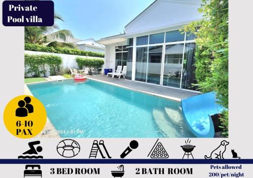 Cha-am Villa | Relaxing Beachtown Cha-Am Poolvilla Near the Beach