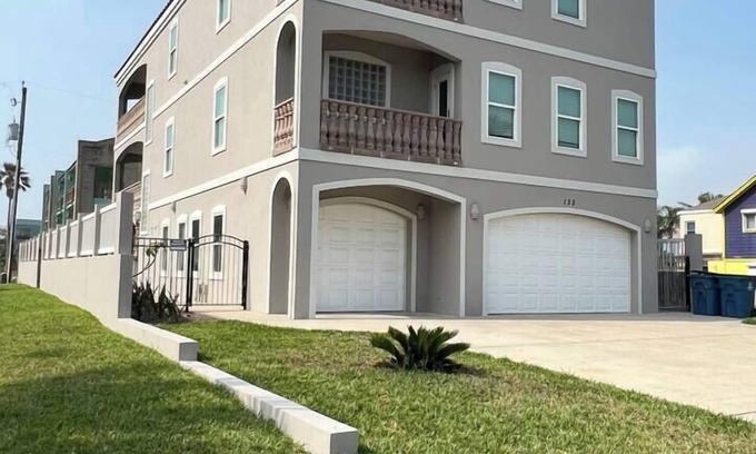 South Padre Island House | Exceptional Beach View Retreat with Heated Pool & Spa