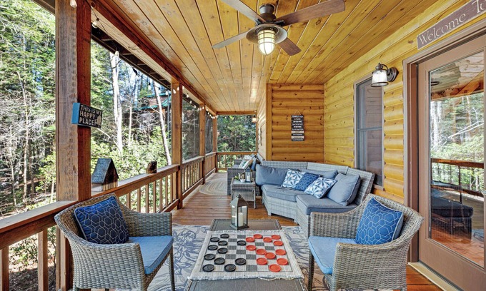 Epworth Cabin | Discover Bear Creek: Family-Friendly Retreat with Spa & Pool