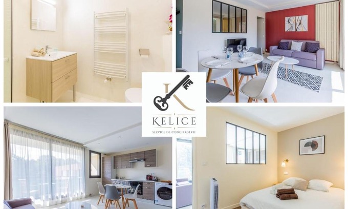 Center Apartment | Stylish 2-Piece Retreat in Evry Centre - Rated 8.3/10