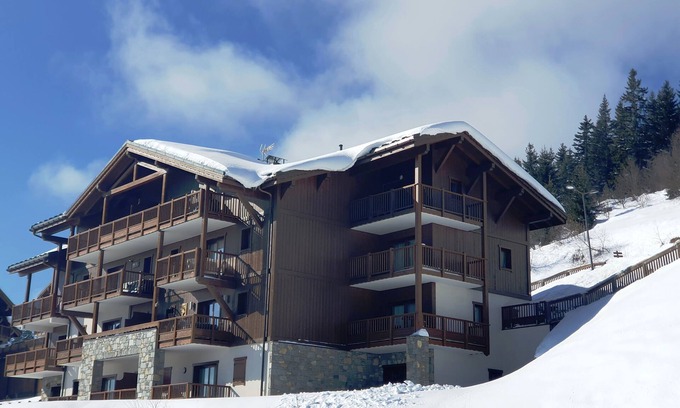 Bisanne 1500 Apartment | Cozy 2-Bedroom Retreat with Pool and Ski Access at Les Saisies
