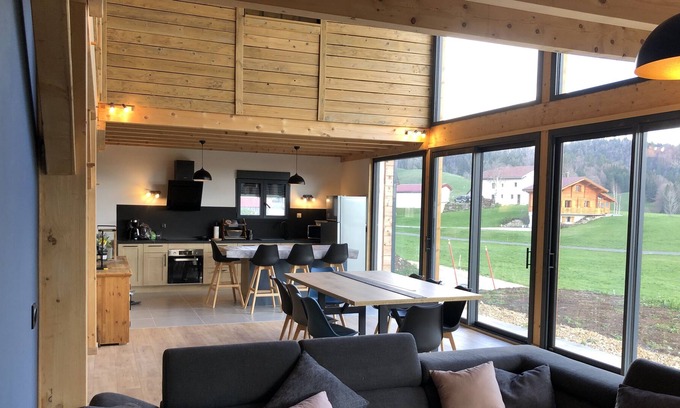 Lamoura Ski Chalet | Beau Chalet Neuf, Location Semaine Pour Plusieurs Familles