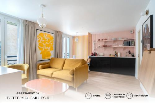 Butte-aux-Cailles Apartment | Beauquartier - Espérance: Family-Friendly Retreat, 10/10 Rated
