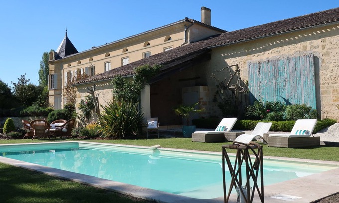 Sainte-Colombe House | Exquisite 17th Century Chateau with Spa near St Emilion