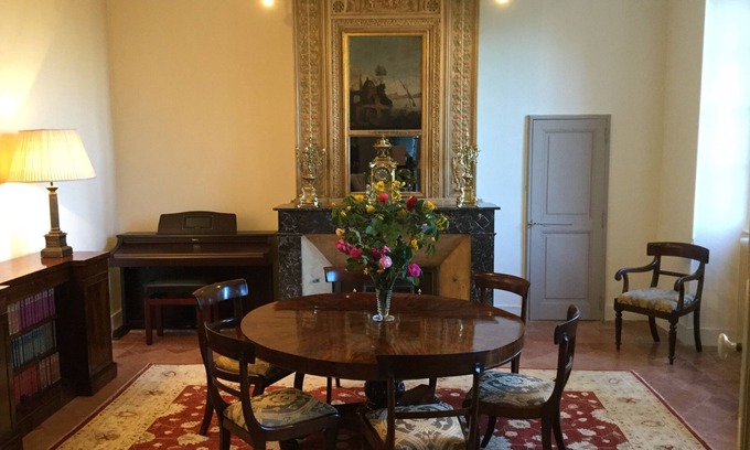 Lussan House | Enchanting 18th Century Chateau with Pool and Spa