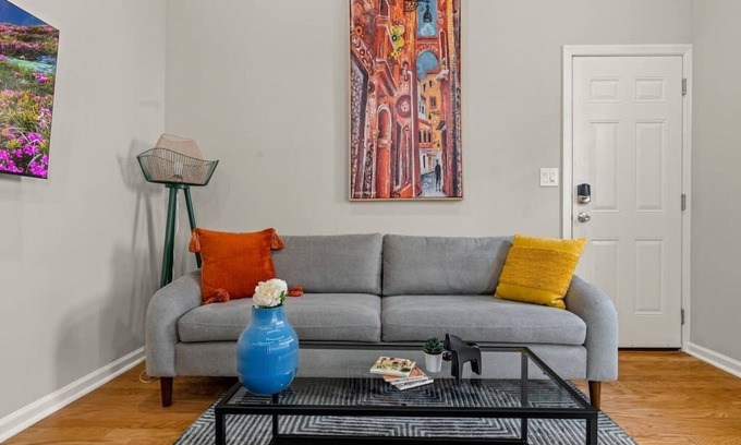 Rittenhouse Row Apartment | Elegant 1BD Retreat with Balcony & Spa by StayRafa
