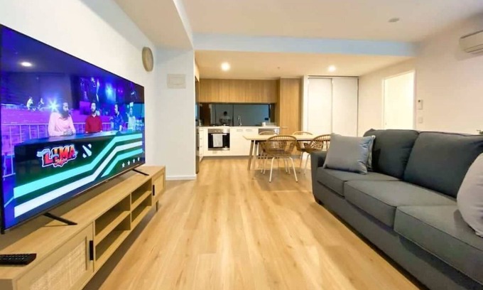 Adelaide Central Business District Apartment | G01 West Franklin: Modern 2BR Apt with Pool & Gym Access
