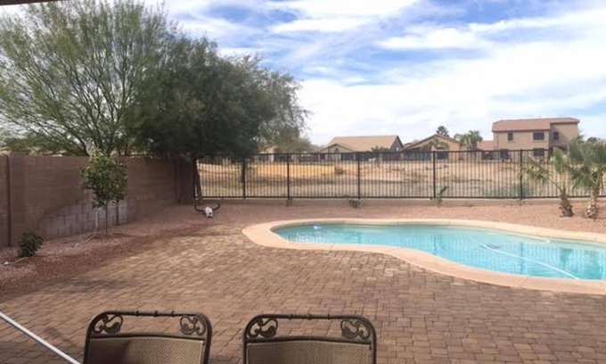 San Tan Valley House | Inviting 4-Bedroom Home with Private Pool in Johnson Ranch