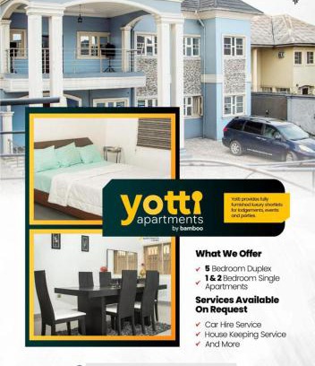 Port Harcourt Apartment | Inviting 5-Bed Apartment with Pet-Friendly Amenities