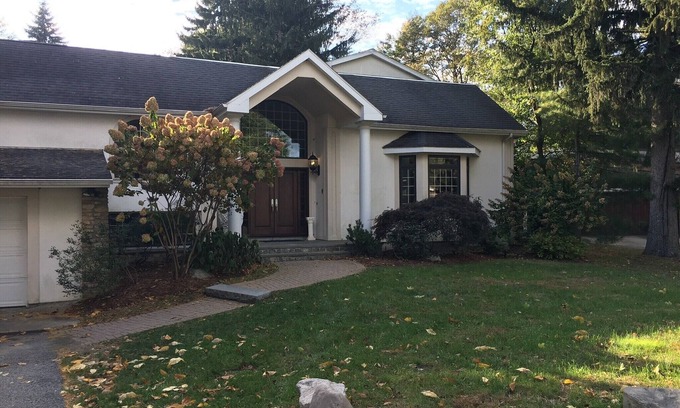 Newton House | Inviting 6000 sq ft Home with Pool Near Boston
