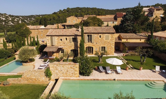 Aigaliers Other | Enchanting Country House in Uzege with Ocean Views