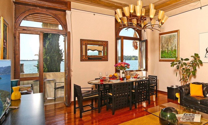 Gardone Riviera Apartment | Scenic Lakefront Apartment with Balconies for 8 Guests