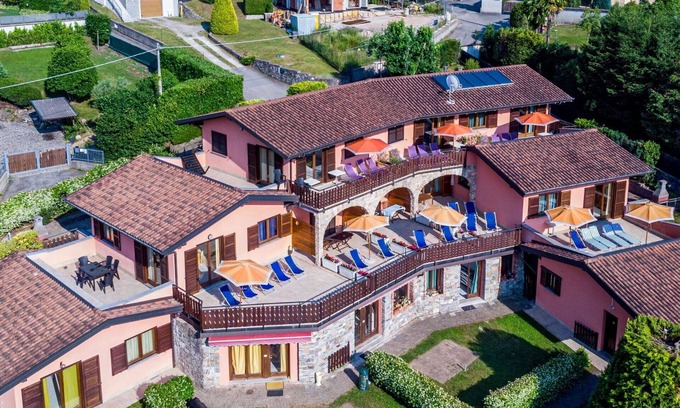 Luino Apartment | Inviting Apartment for 4 with Pool, Terrace & Lake View