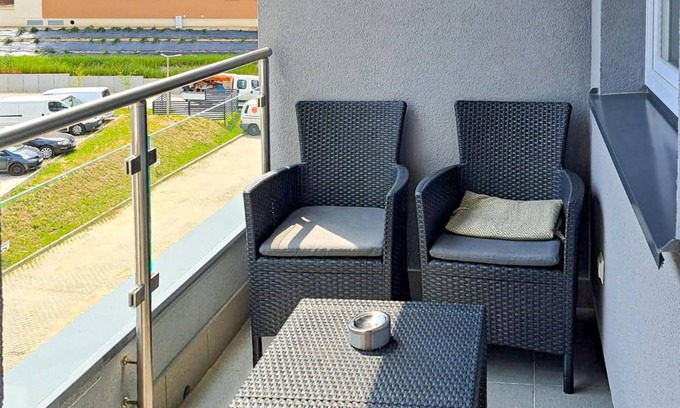 Koszalin Apartment | Discover a Cozy Retreat with Spa and Kitchen Amenities
