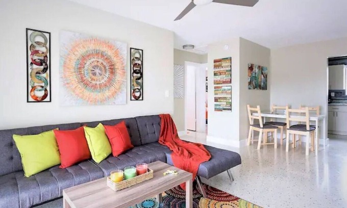 Allapattah Apartment | Inviting Apartment in Vibrant Wynwood with Spa & Kitchen
