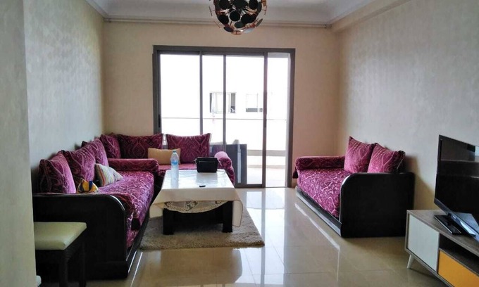 Sidi Rahal Apartment | Inviting Beachfront Apartment with Pool Access and Wifi