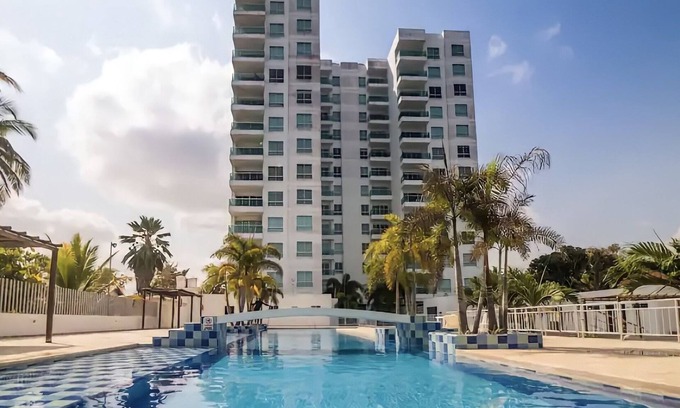 Sucre Apartment | Inviting Oceanfront Apartment with Balcony in Coveñas
