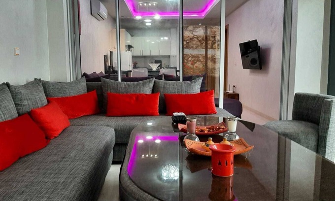 Anza Apartment | Beachfront Appart Agadir Aourir with Private Pool & Spa
