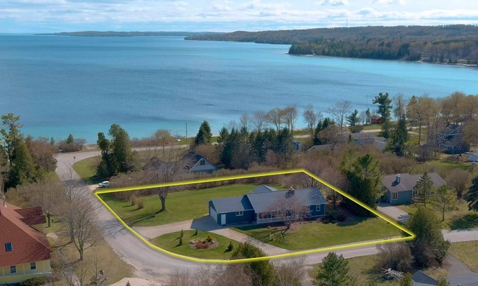 Omena House | Prime Bayview Home: 3 Bedrooms, Steps to the Beach!