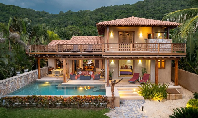 Troncones House | Ocean View Beachfront Home with Pool & Spa - 10/10 Rating