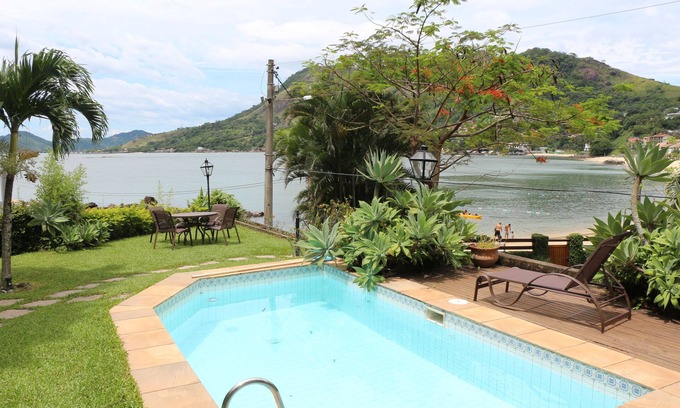 Mangaratiba House | Inviting Beachfront Home with Pool and Ocean Views