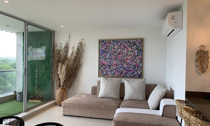 Sur Occidente Apartment | Cozy Boho Apartment in Prime Barranquilla Location