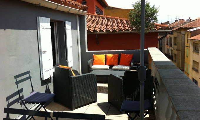 Saint-Jean Apartment | Bright Sunny Apartment F4 with Oceanfront Terrace & Pool