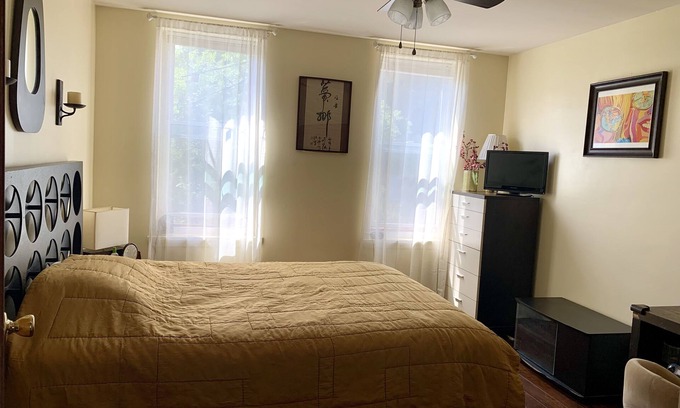 West New York Condo | Bright 2BR Retreat - Just 15 Mins from NYC & Times Square