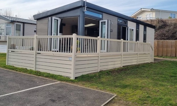 Clacton-on-Sea House | Beautiful caravan with decking at Oaklands Holiday Park ref 39006BG