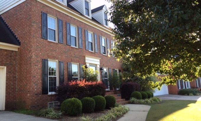 Evans House | Elegant Colonial Retreat with Pool and Spa in Evans, GA