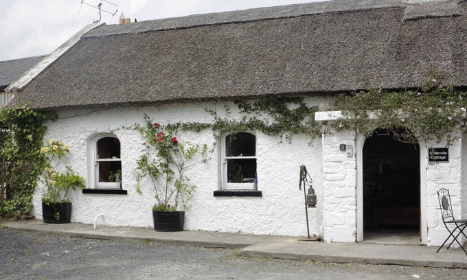 North Tipperary Cottage | Artful Thatched Cottage with Breakfast & Kitchen Amenities