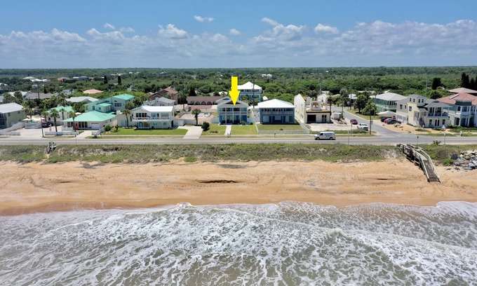 Flagler Beach House | Oceanfront Beach House with Hot Tub & Spa - Rated 9.2/10