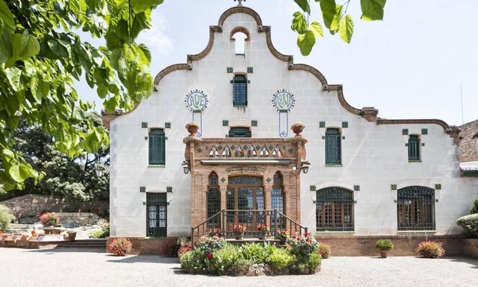 Castellar del Valles Villa | Modernist Villa with Pool and Ocean Views near Barcelona