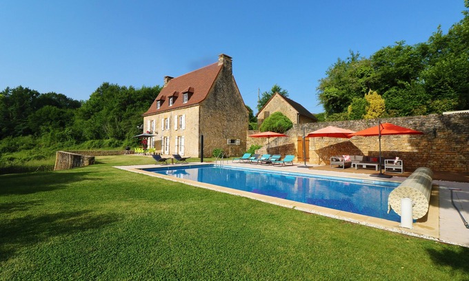 Saint-Andre-dAllas House | Renovated French Farmhouse with Pool Near Sarlat - 10/10 Rated