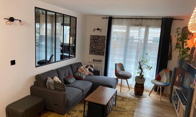 Athis-Mons Apartment | Ideal F3 Apartment for Families Near Orly - Rated 10/10
