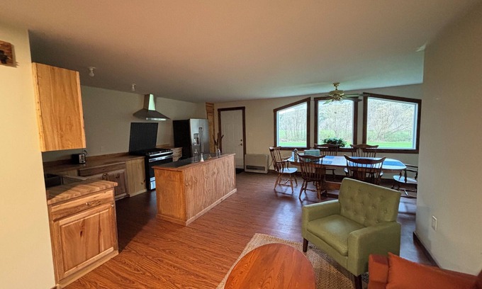 McIndoe Falls Apartment | Scenic Field View Minutes to Burke Mountain and River Fun