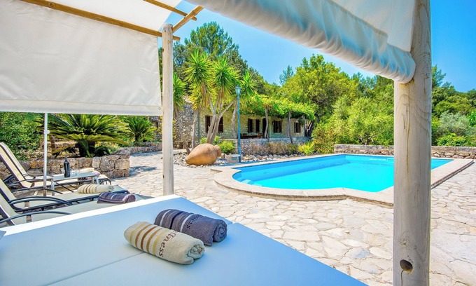 Campanet Villa | Elegant Finca "Na Garrovera" with Private Pool in Pollenca
