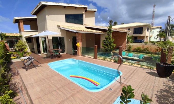 Mosqueiro House | Elegant 5-Suite Beach House with Pool in Gated Community