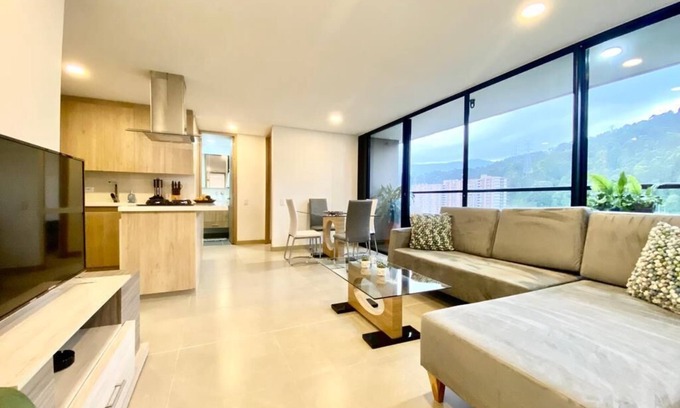 Buenos Aires Apartment | Stylish Retreat with Pool in Las Palmas, Medellin