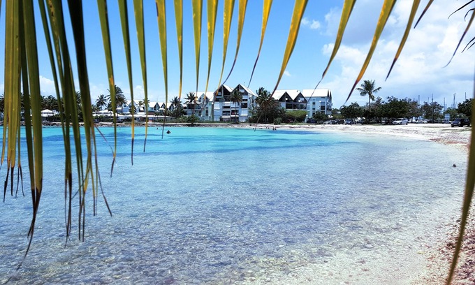 Bas du Fort Apartment | Inviting Ground Floor Apartment with Pool & Beach Access