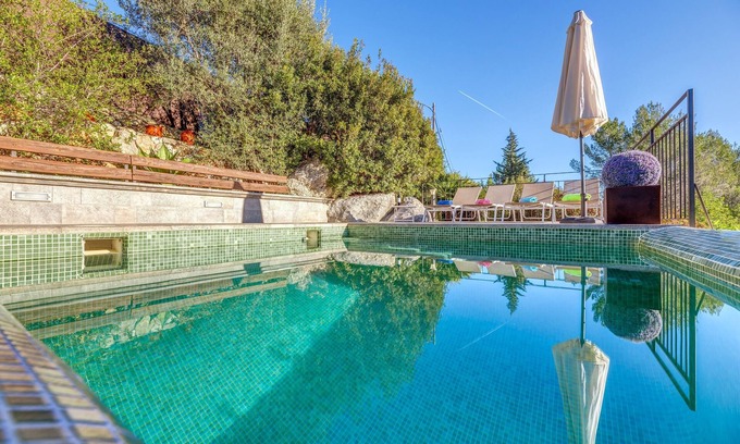Puigpunyent House | Idyllic Holiday Home Miravall with Scenic Mountain Views